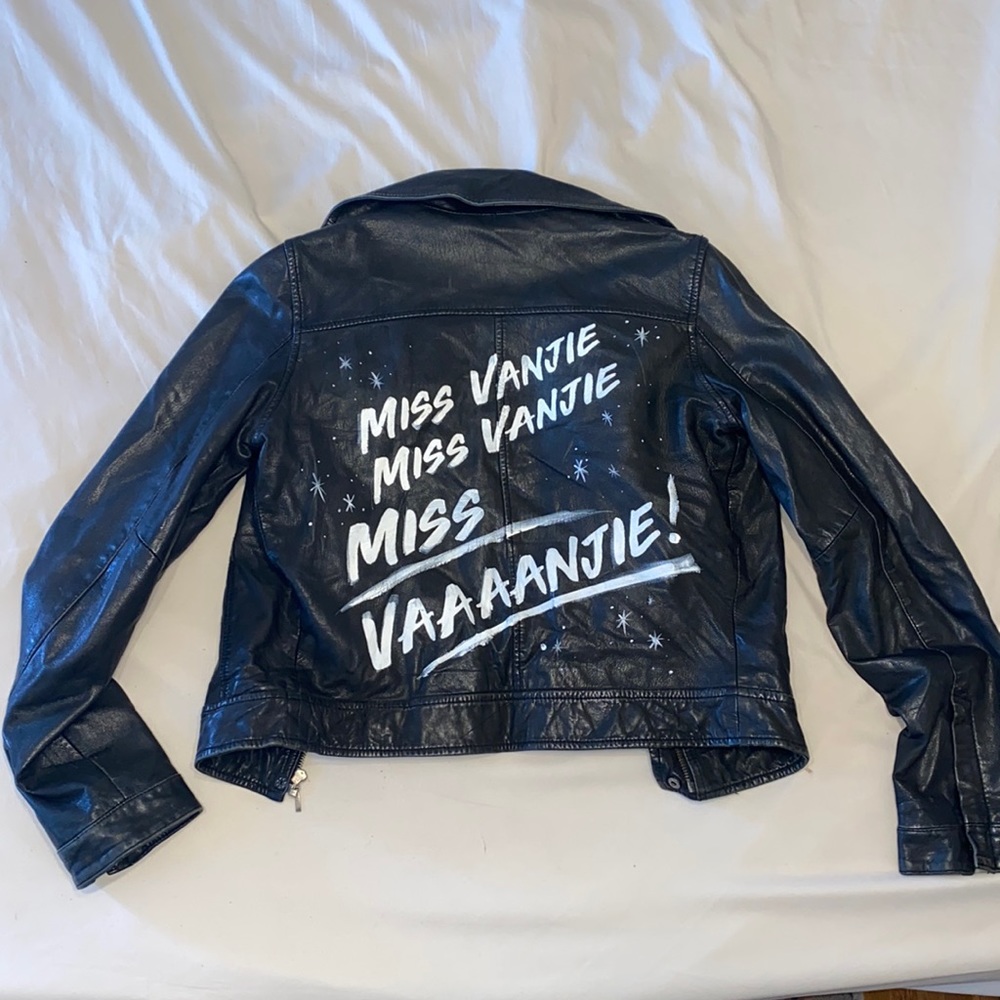 Miss Vanjie Black Leather Jacket